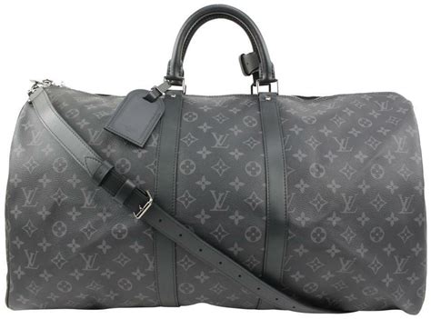 louis vuitton keepall 55 eclipse|louis vuitton keepall duffle bag.